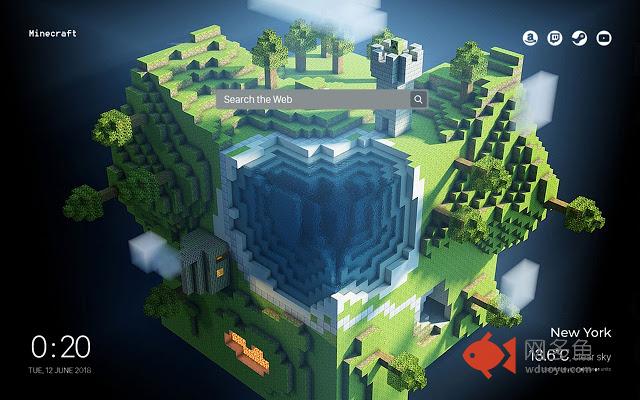 Minecraft Wallpapers & New Tab
