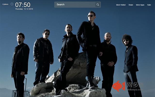 Linkin Park Wallpapers Theme New Tab插件截图