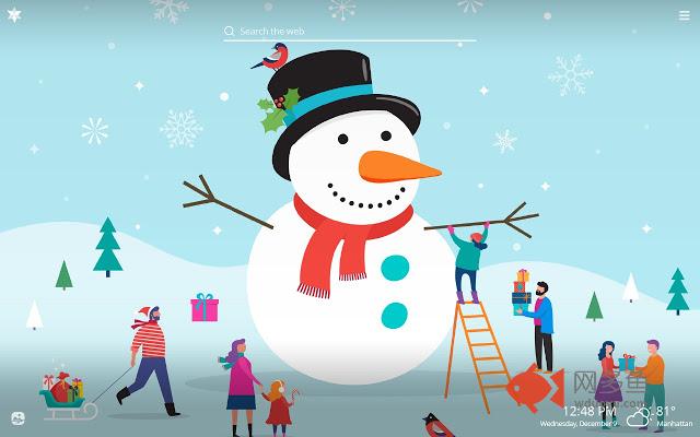 Winter Wonderland HD Wallpapers New Tab Theme