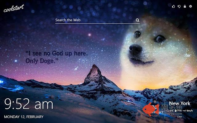 Doge HD Wallpapers New Tab Meme Theme