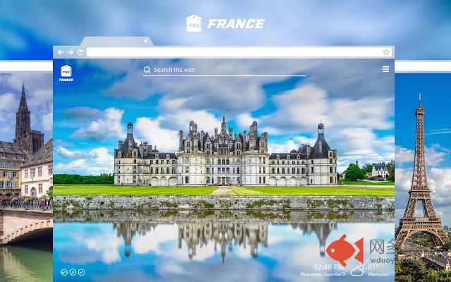 France HD Wallpaper New Tab Theme