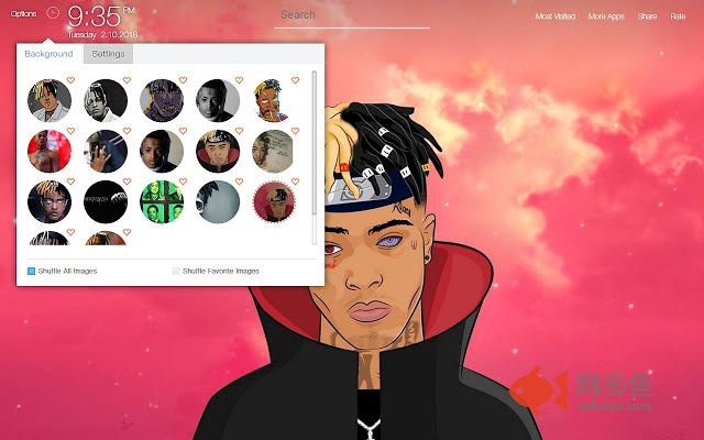 XXXTentacion Wallpapers FullHD New Tab