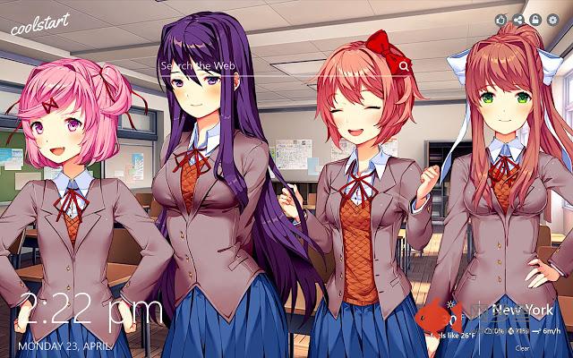 Doki Doki Literature Club HD Wallpapers Theme