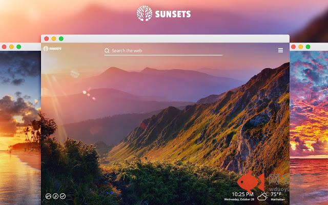 Sunsets HD Wallpaper Theme