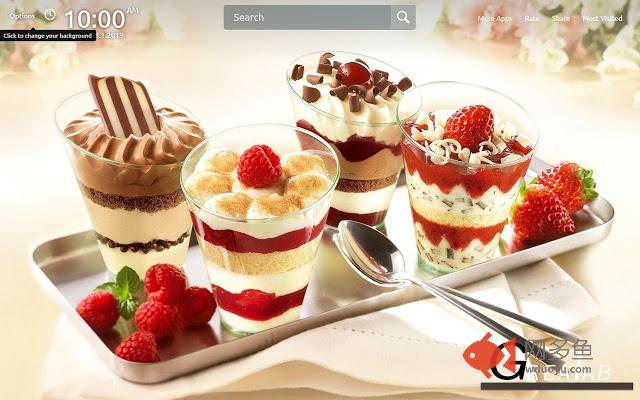 Food HD Wallpapers Theme|GreaTab插件截图