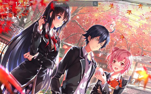 Oregairu Wallpapers Theme New Tab