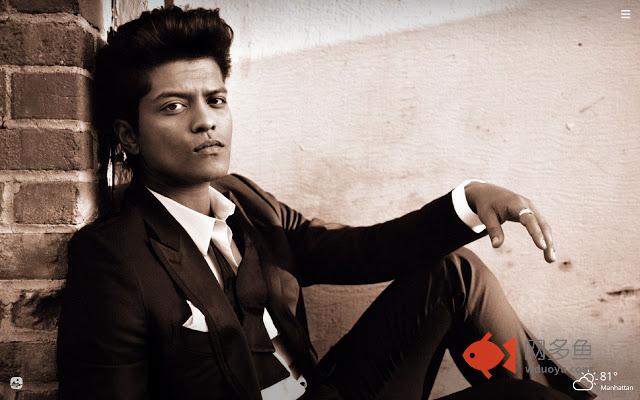 Bruno Mars HD Wallpapers New Tab Theme