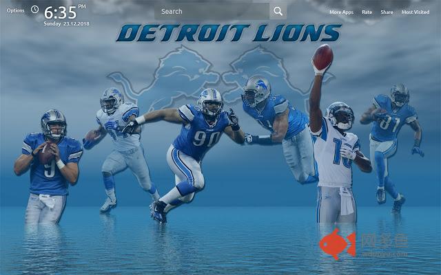 Detroit Lions Wallpapers Theme New Tab