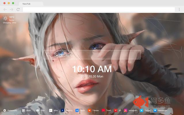 精灵 新标签页 高清壁纸 热门壁纸 主题