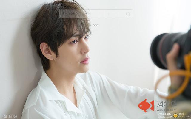 V BTS HD NewTab Themes