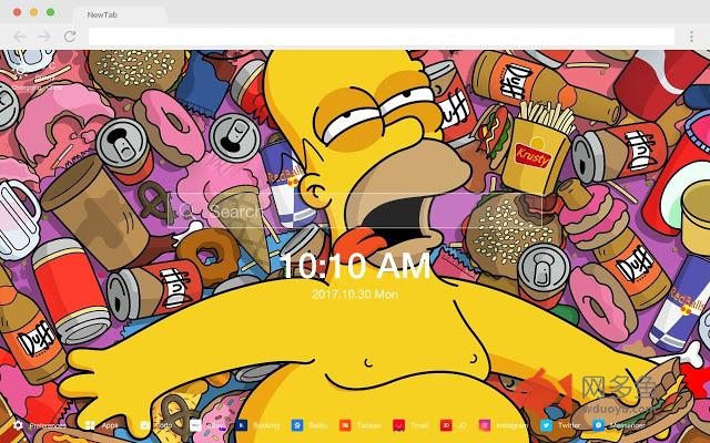辛普森一家 新标签页 高清壁纸 热门壁纸 主题