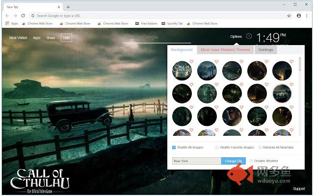 Call Of Cthulhu HD Wallpapers New Tab Themes