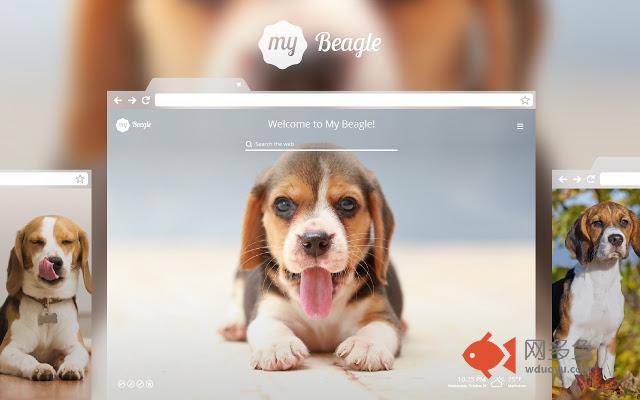 My Beagle HD Dog Wallpapers New Tab Theme