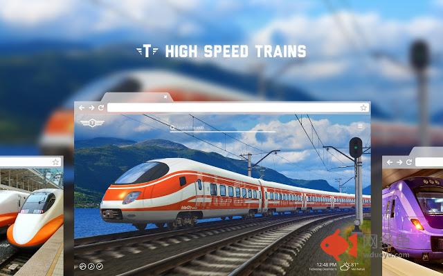 High Speed Trains HD Wallpapers New Tab Theme