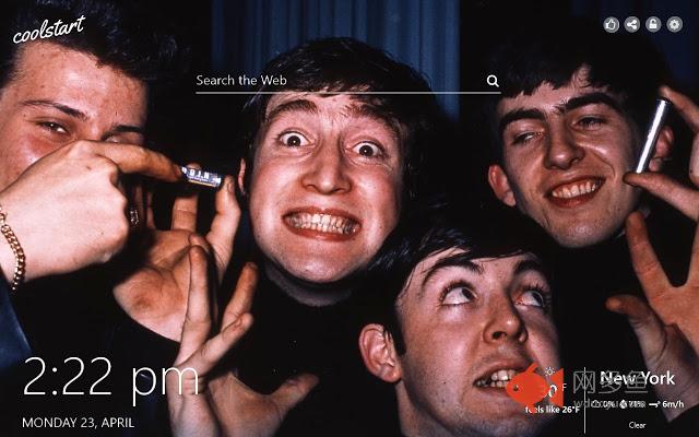 The Beatles HD Wallpapers New Tab Theme