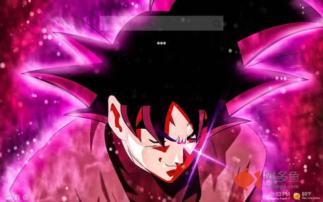 Son Goku & Goku Black New Tab Backgrounds