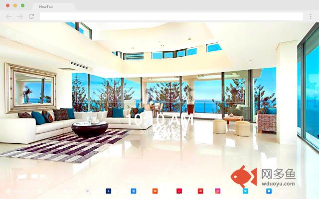 房间 新标签页 高清壁纸 热门壁纸 主题