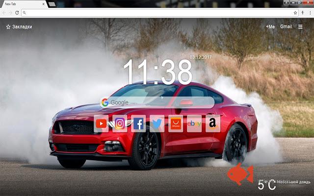 Ford Mustang - New Tab Wallpapers&Themes HD