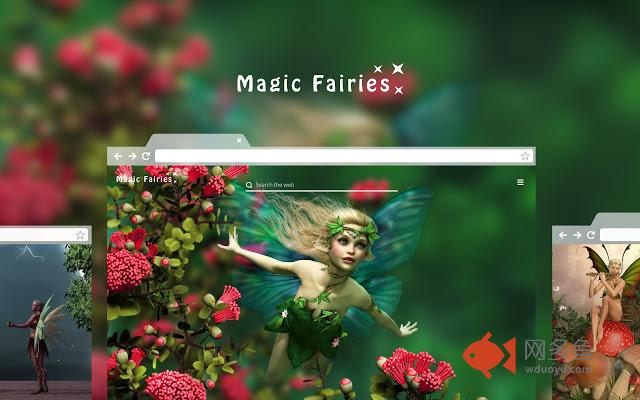 Magic Fairies HD Wallpaper Theme