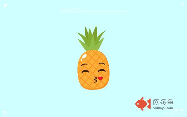 Funny Pineapple Emoji HD Wallpapers New Tab