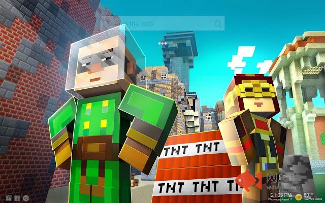Roblox and Minecraft HD Wallpapers New Tab