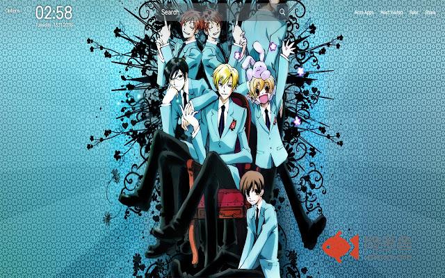 Ouran High School Wallpapers NewTab Theme