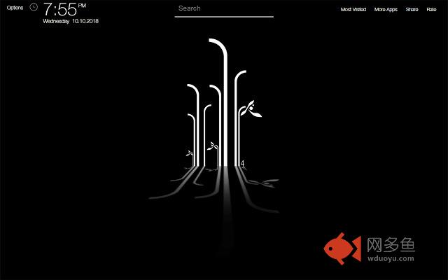 Minimalism Wallpapers FullHD New Tab插件截图