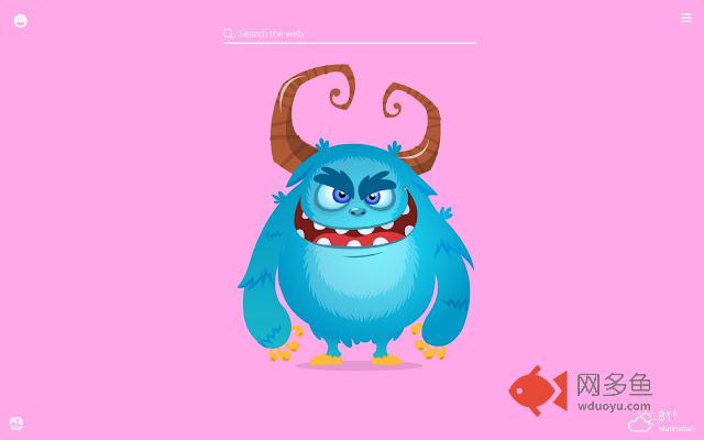 Funny Monsters HD Wallpaper New Tab Theme