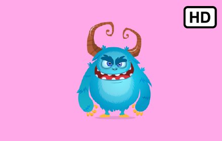 Funny Monsters HD Wallpaper New Tab Theme插件截图