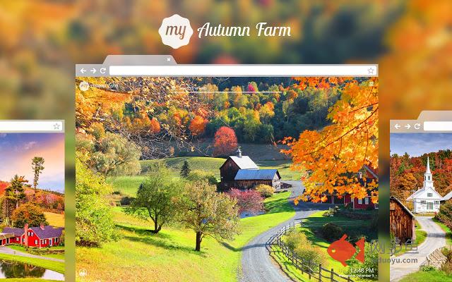My Autumn Farm HD Wallpapers New Tab Theme