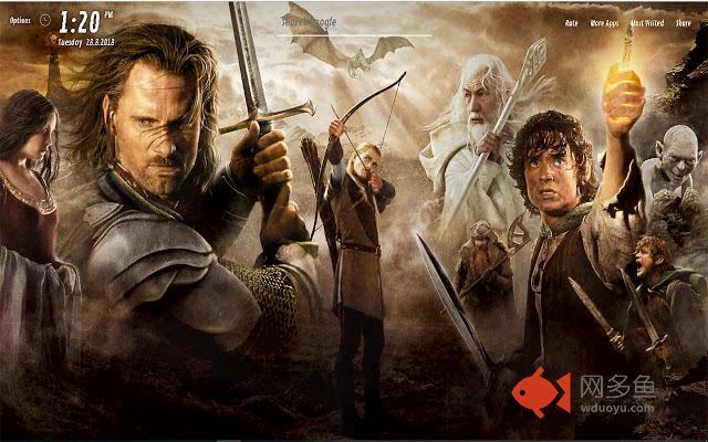 The Lord of the Rings HD Wallpapers插件截图
