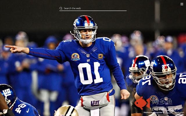 NY Giants NFL HD Wallpaper New Tab Theme