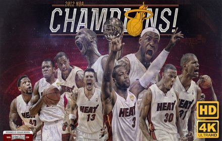 Miami Heat HD NewTab Themes插件截图