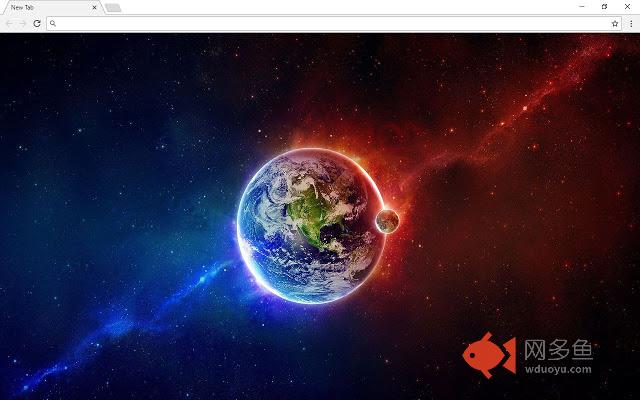 Space New Tab Page