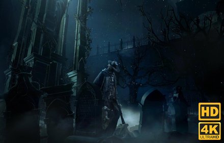 Bloodborne New Tab插件截图