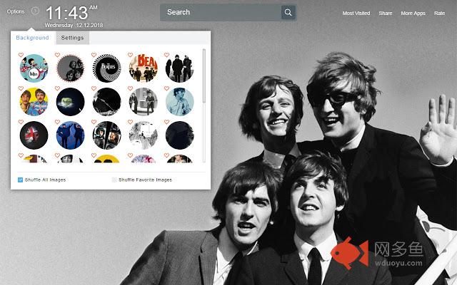 The Beatles Wallpapers Theme New Tab