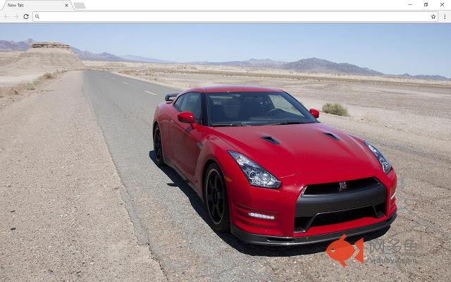 GTR Cars New Tab Page