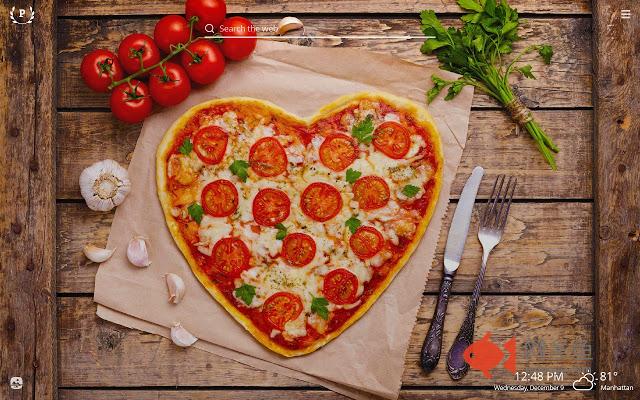 Pizza HD Wallpapers New Tab Theme