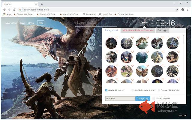 Monster Hunter World HD Wallpapers New Tab