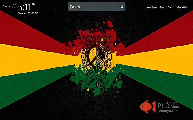 Rasta Wallpapers for New Tab 
