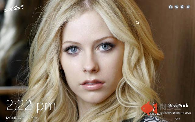 Avril Lavigne HD Wallpapers New Tab Theme