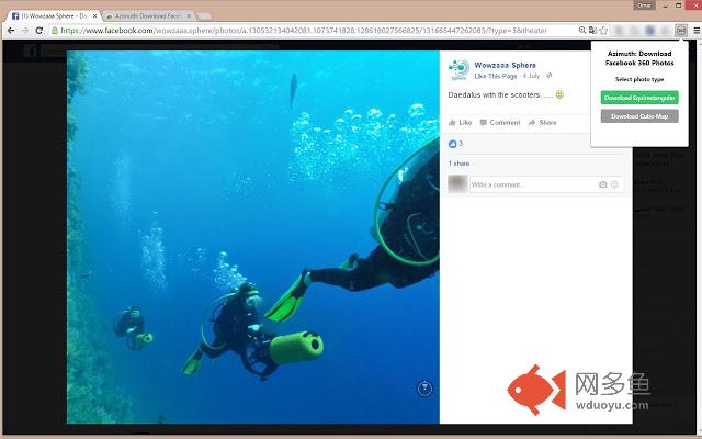 Azimuth: Download Facebook 360° Photos/Videos