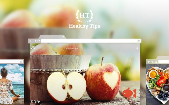 Healthy Tips HD Wallpaper New Tab Theme