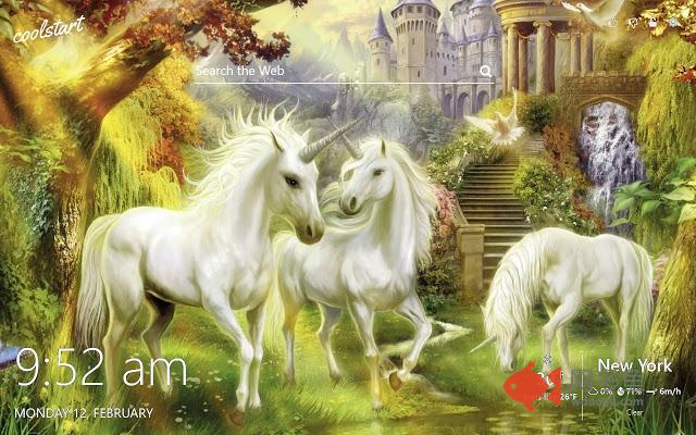 Unicorn HD Wallpapers New Tab Theme