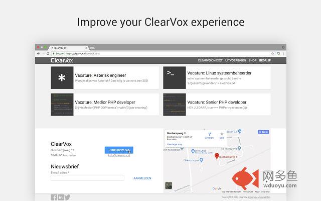 ClearVox Nexxt click to call