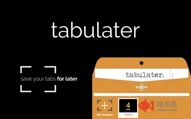 TabuLater - Save Open Tabs With One Click