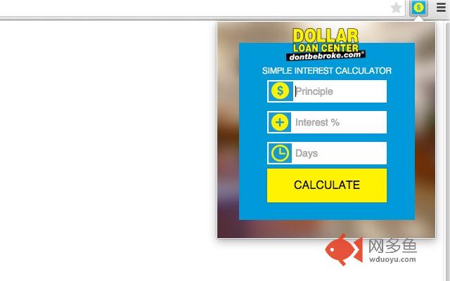 Dollar Loan Center Interest Calculator