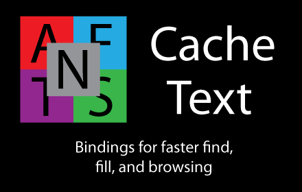 Cache Text插件截图