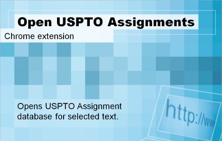 Patent Assignments插件截图