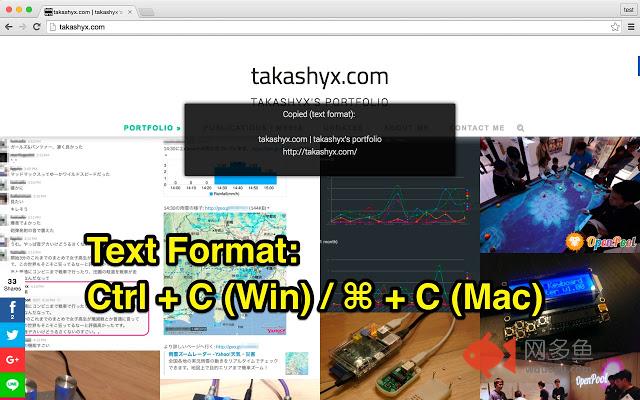 Copy URL with Title